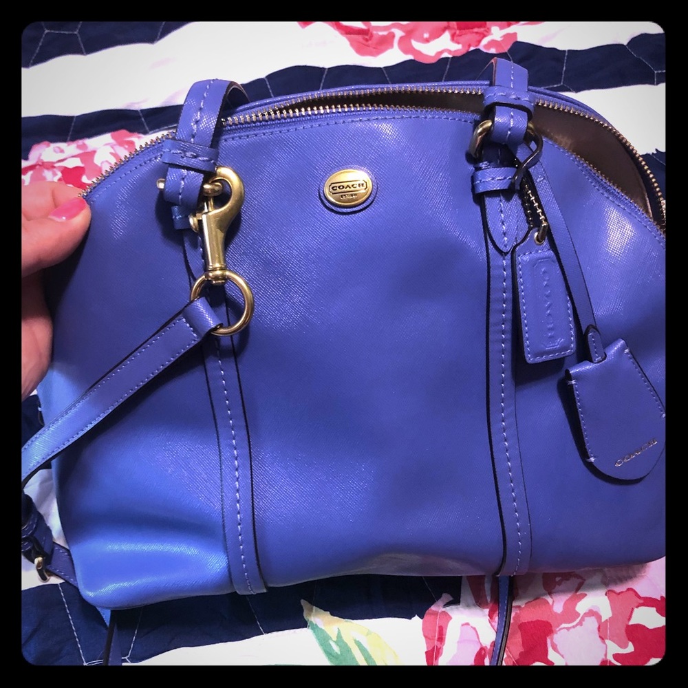 Deep Periwinkle Coach purse